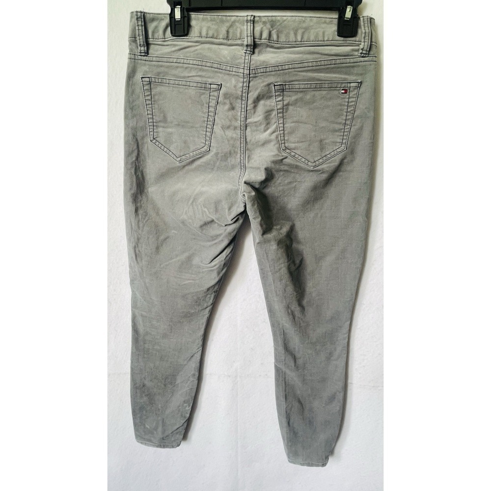 Tommy Hilfiger gray corduroy pants, Slim Fit, Size 26,hemline At The Bottom, EUC - Picture 2 of 7